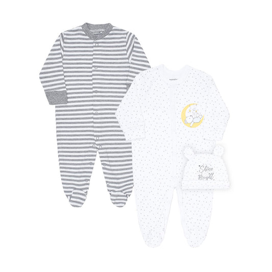 ROMPER BOYS PK-2 & HAT GLITTERY SHINE BRIGHT