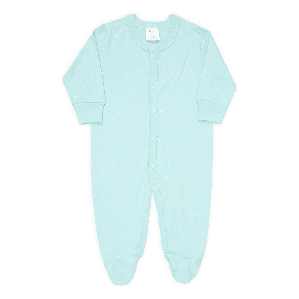 ROMPER BOYS PK-3 SEA GREEN STAR