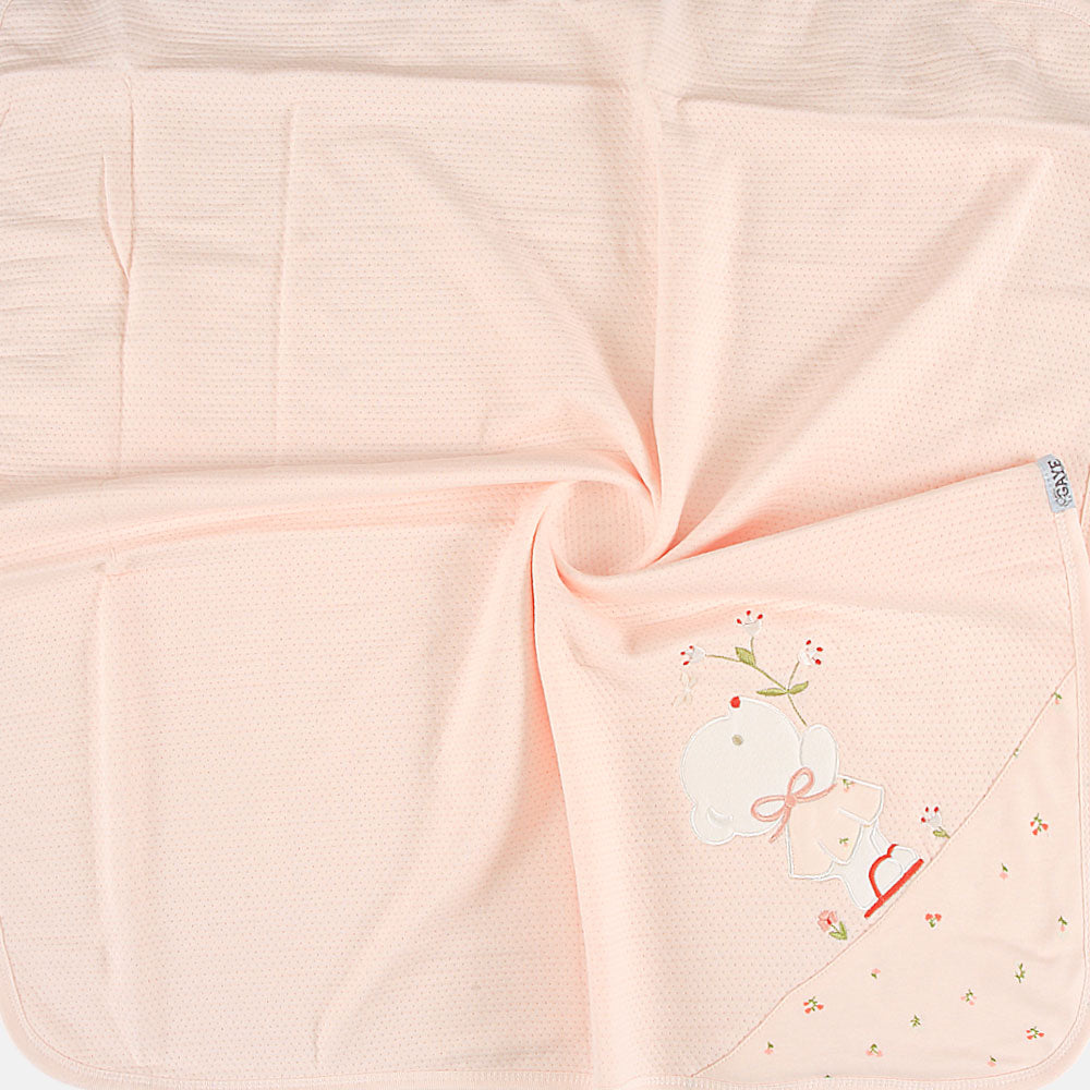 SLEEPING SET PEACH BEAR