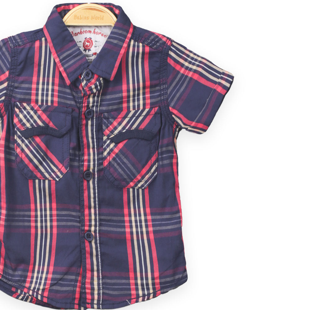 BOY SHIRT RED CHECKERED