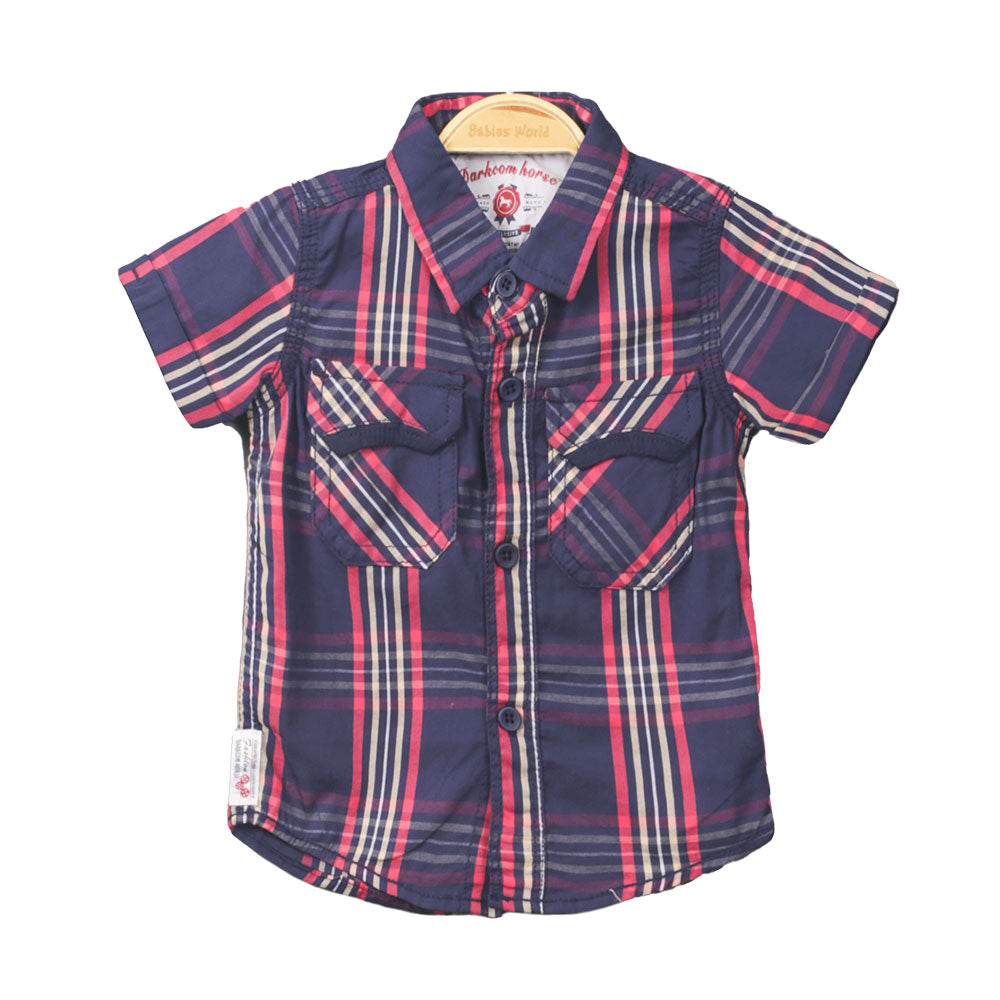 BOY SHIRT RED CHECKERED