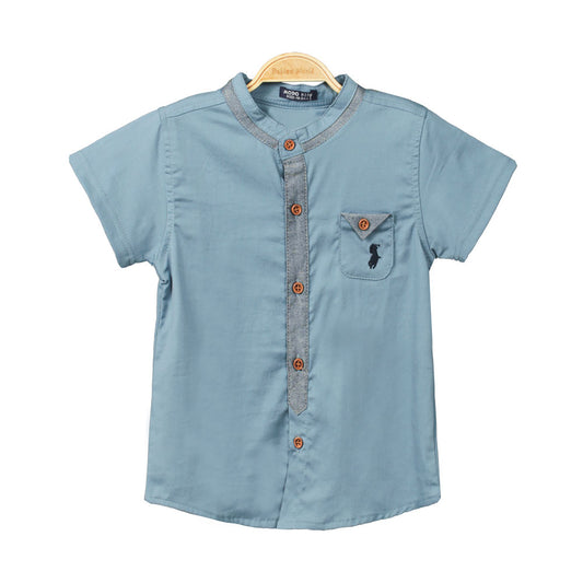BOY SHIRT BLUE POLO