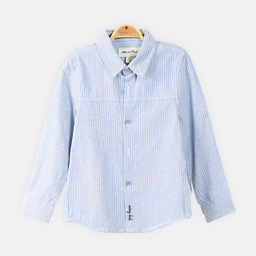 BOY SHIRT SKY BLUE STRIPED