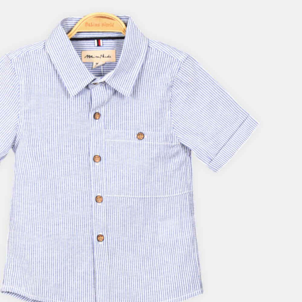BOY SHIRT BLUE STRIPED