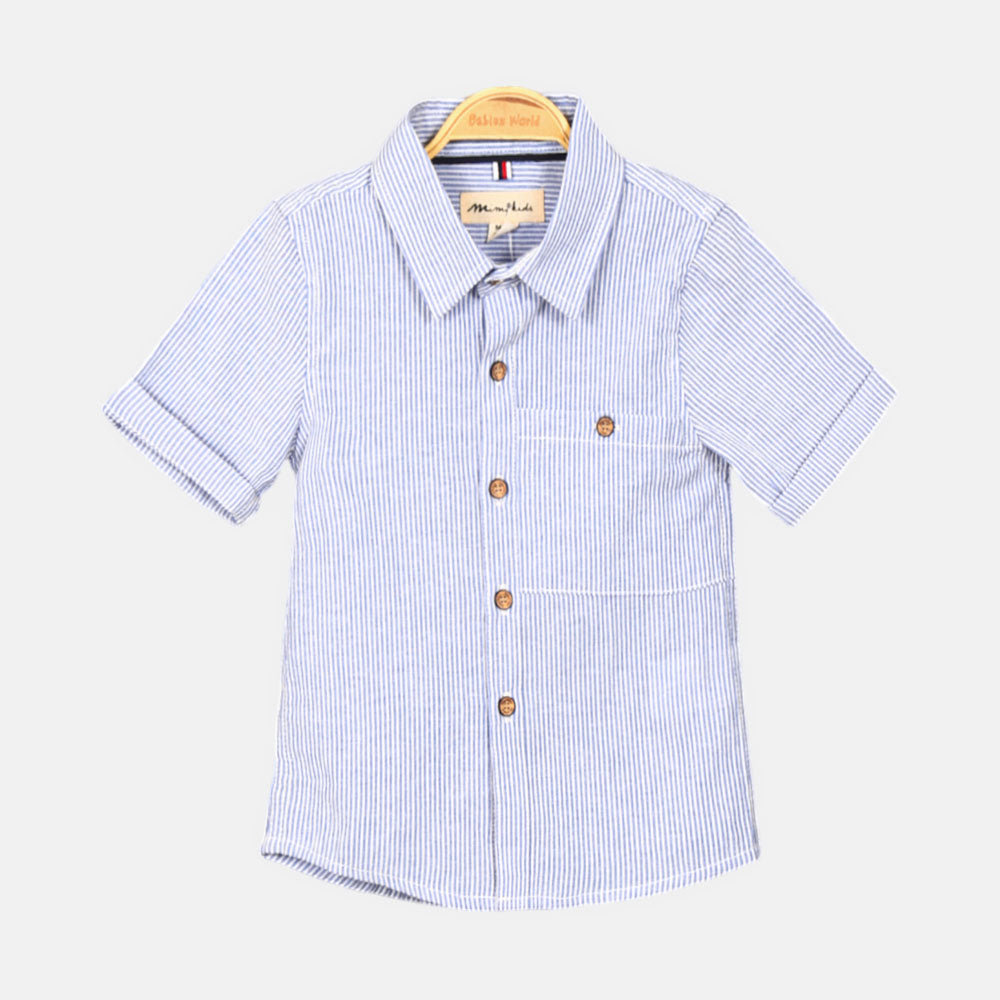 BOY SHIRT BLUE STRIPED