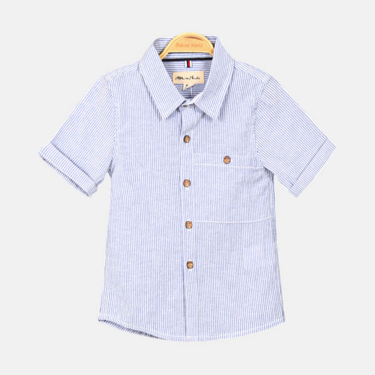 BOY SHIRT BLUE STRIPED
