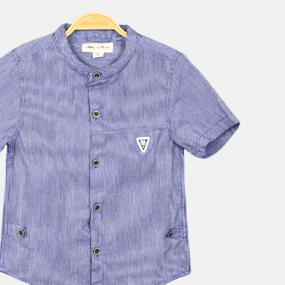 BOY SHIRT BLUE STRIPED