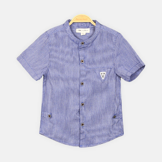 BOY SHIRT BLUE STRIPED