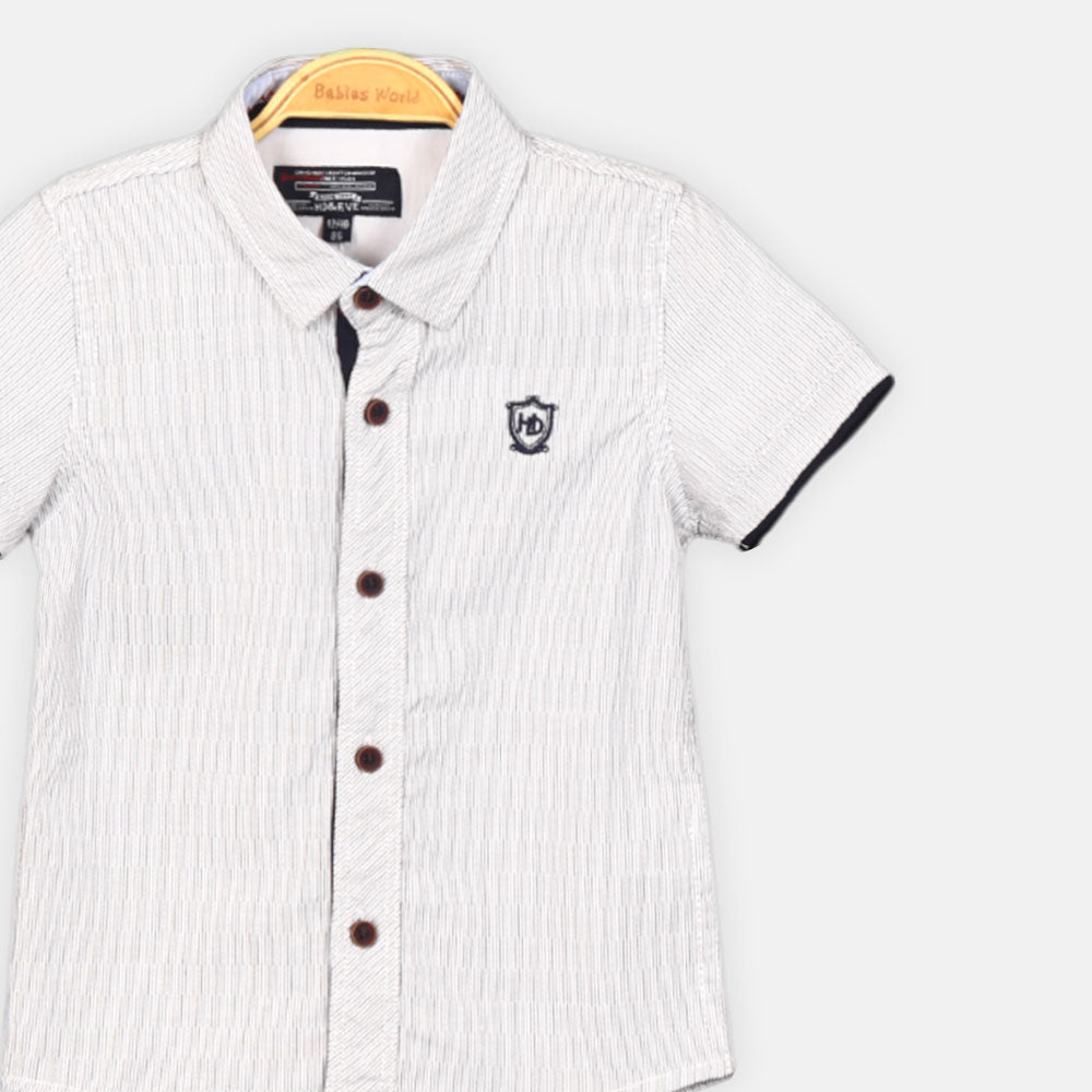 BOY SHIRT WHITE STRIPED