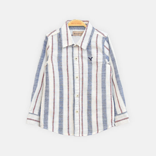 BOY SHIRT LIGHT BLUE CHECKERED