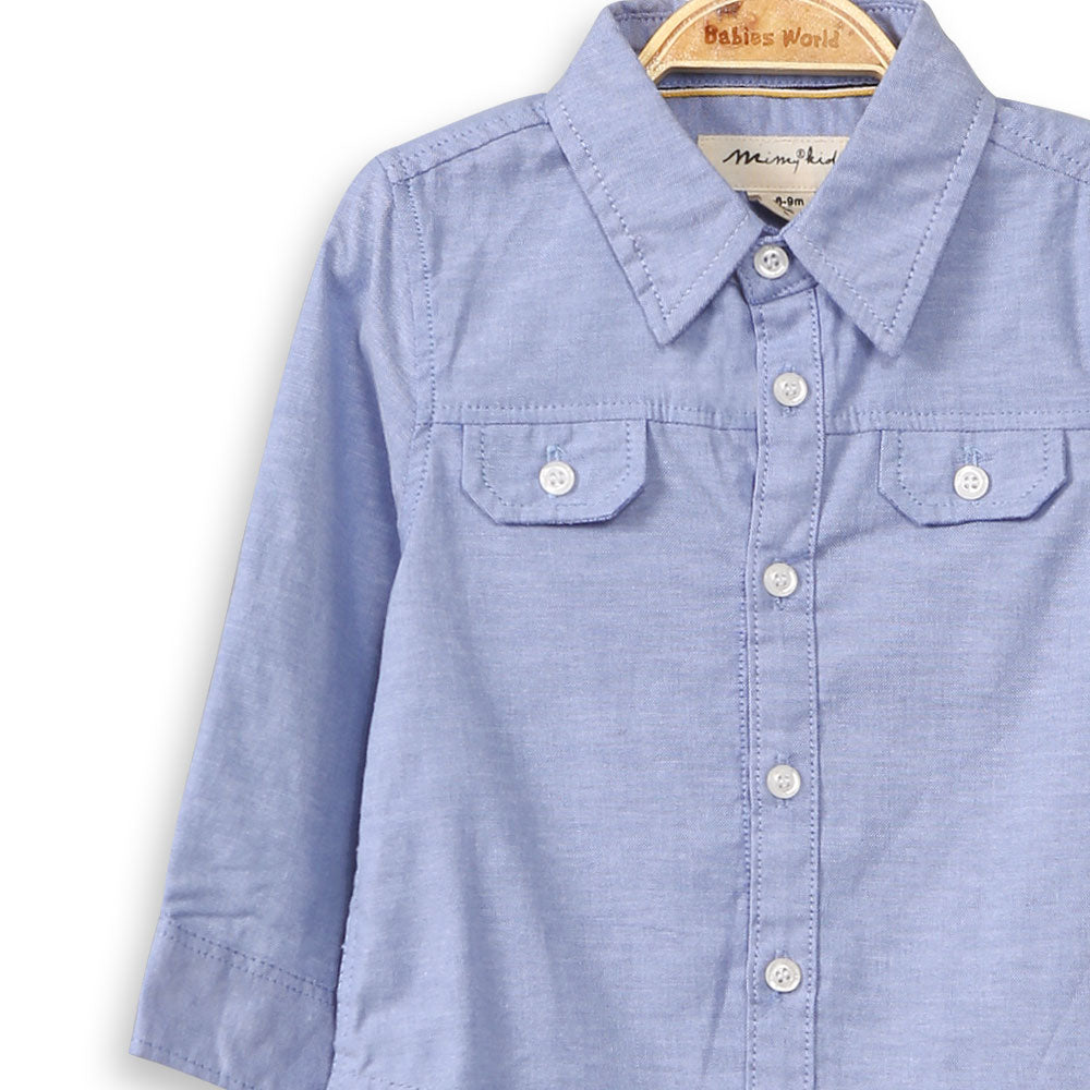 BOY SHIRT BLUISH GREY