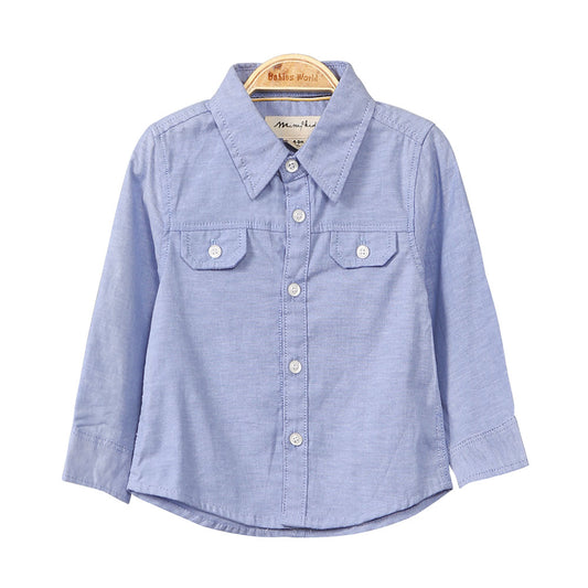 BOY SHIRT BLUISH GREY