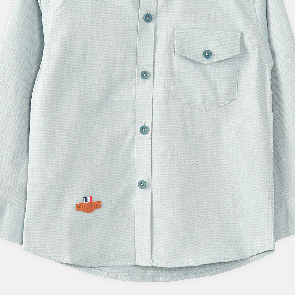 BOY SHIRT LIGHT GREEN