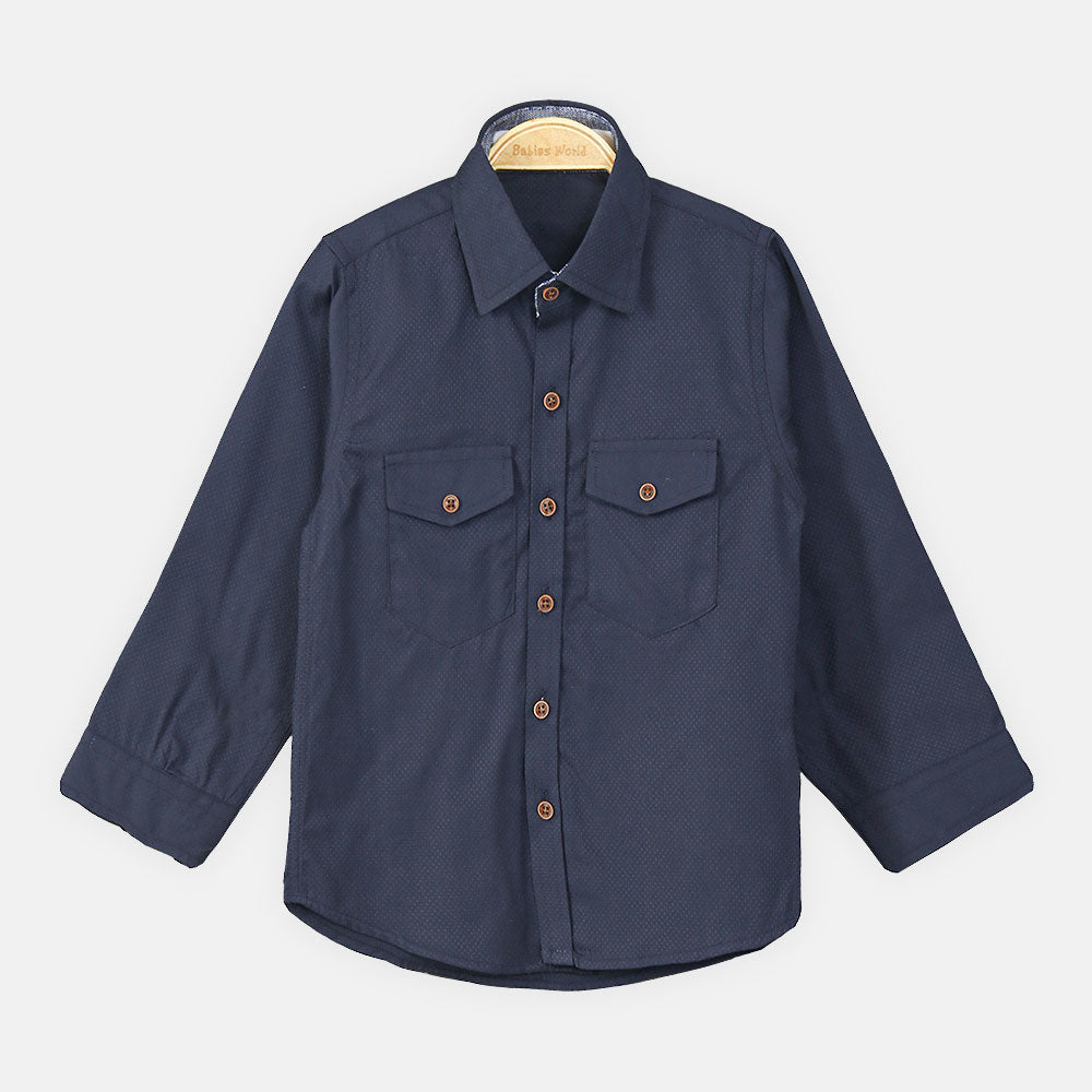 BOY SHIRT DARK BLUE