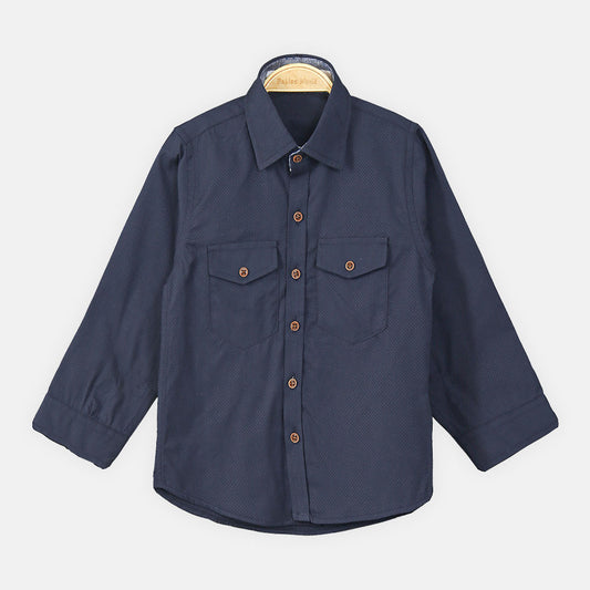 BOY SHIRT DARK BLUE