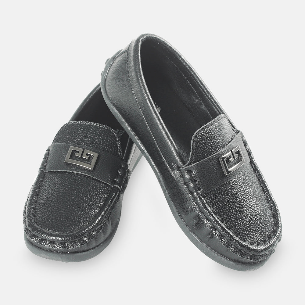BOY SHOES BLACK BASIC