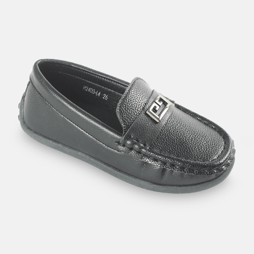 BOY SHOES BLACK BASIC