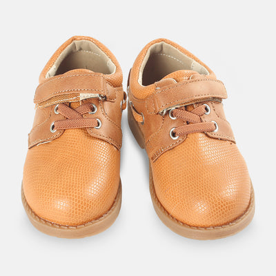 BOY SHOES CAMEL SNAKE TEXTURE