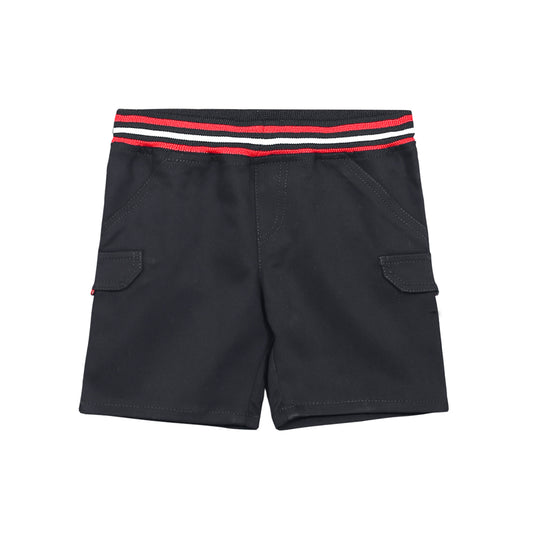 BOY SHORT BLACK ELASTICBAND