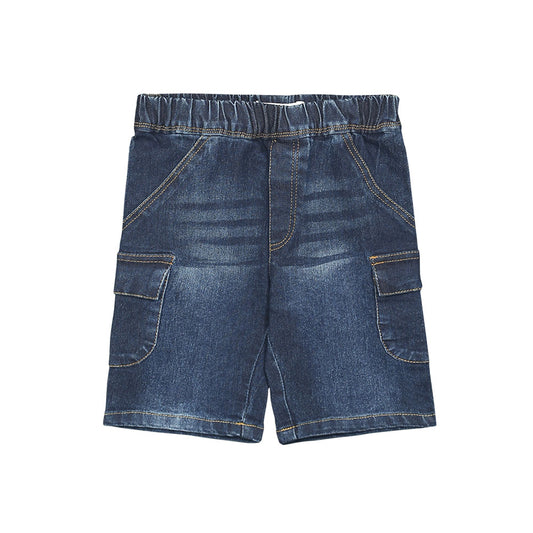 BOY SHORT JEANS DARK BLUE CARGO