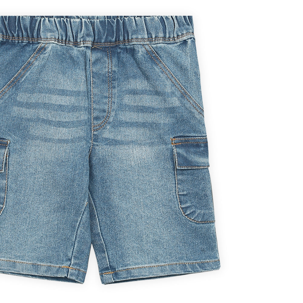BOY SHORT JEANS LIGHT BLUE CARGO