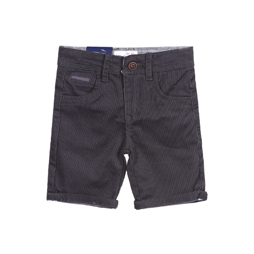 BOY SHORT GREY PATTERNED