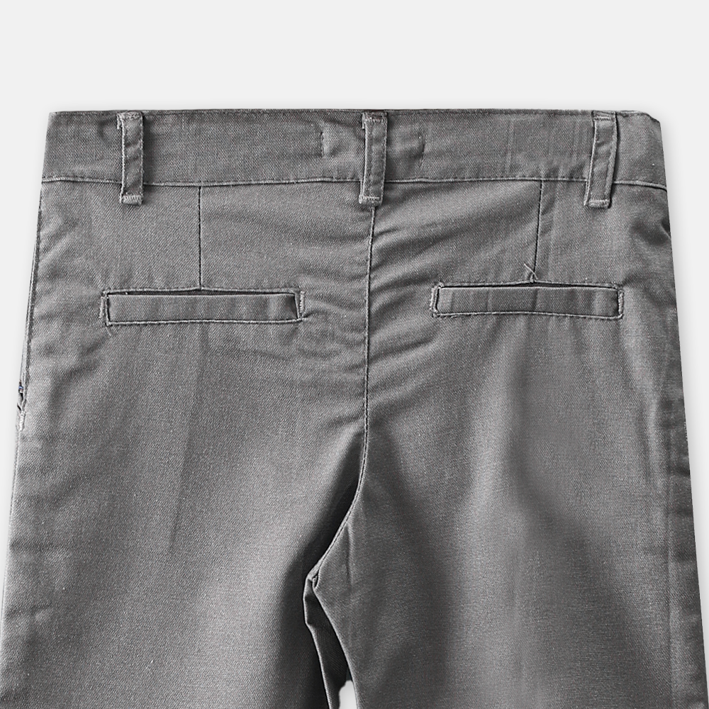 BOY SHORT GREY COTTON