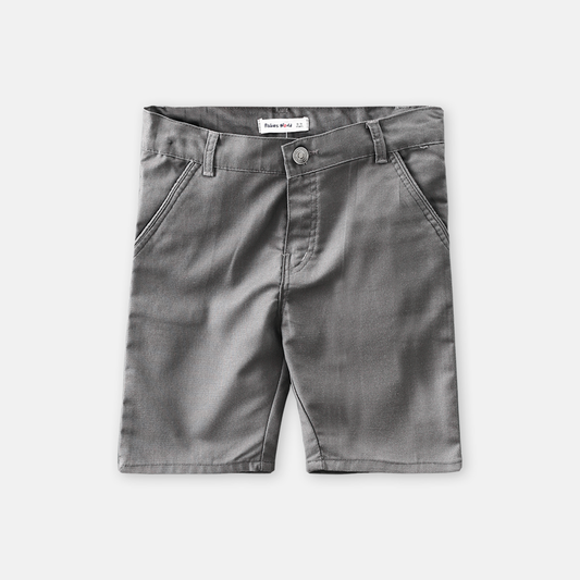 BOY SHORT GREY COTTON
