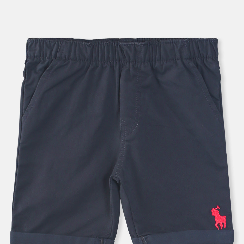 BOY SHORT BLUE POLO