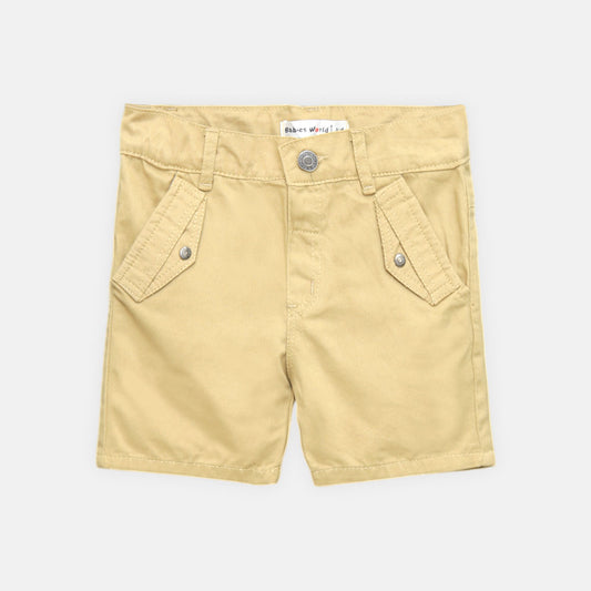BOY SHORT KHAKI DENIM