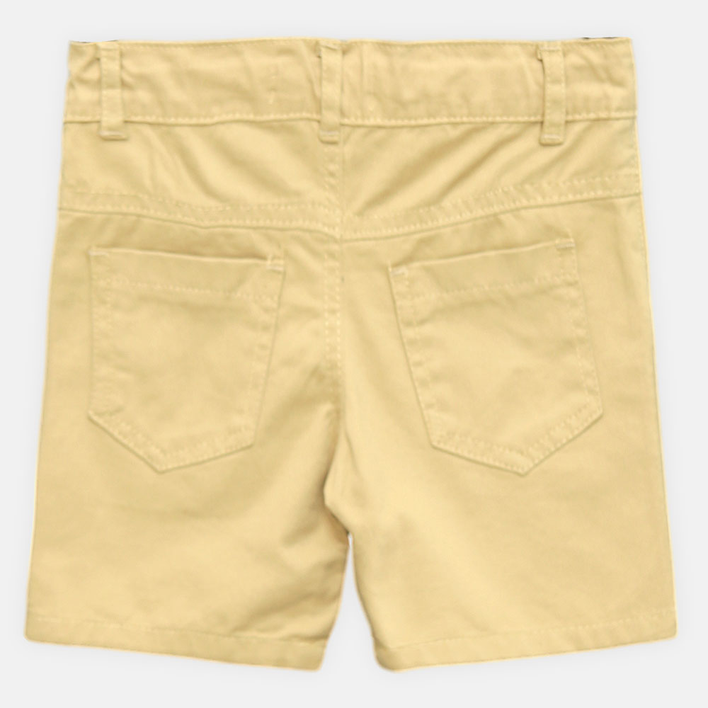 BOY SHORT KHAKI DENIM