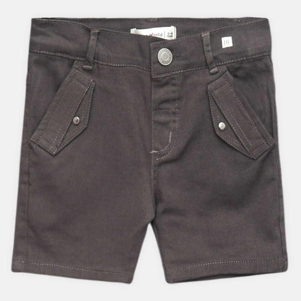 BOY SHORT GREY DENIM