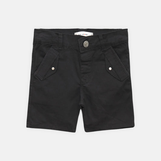 BOY SHORT BLACK DENIM