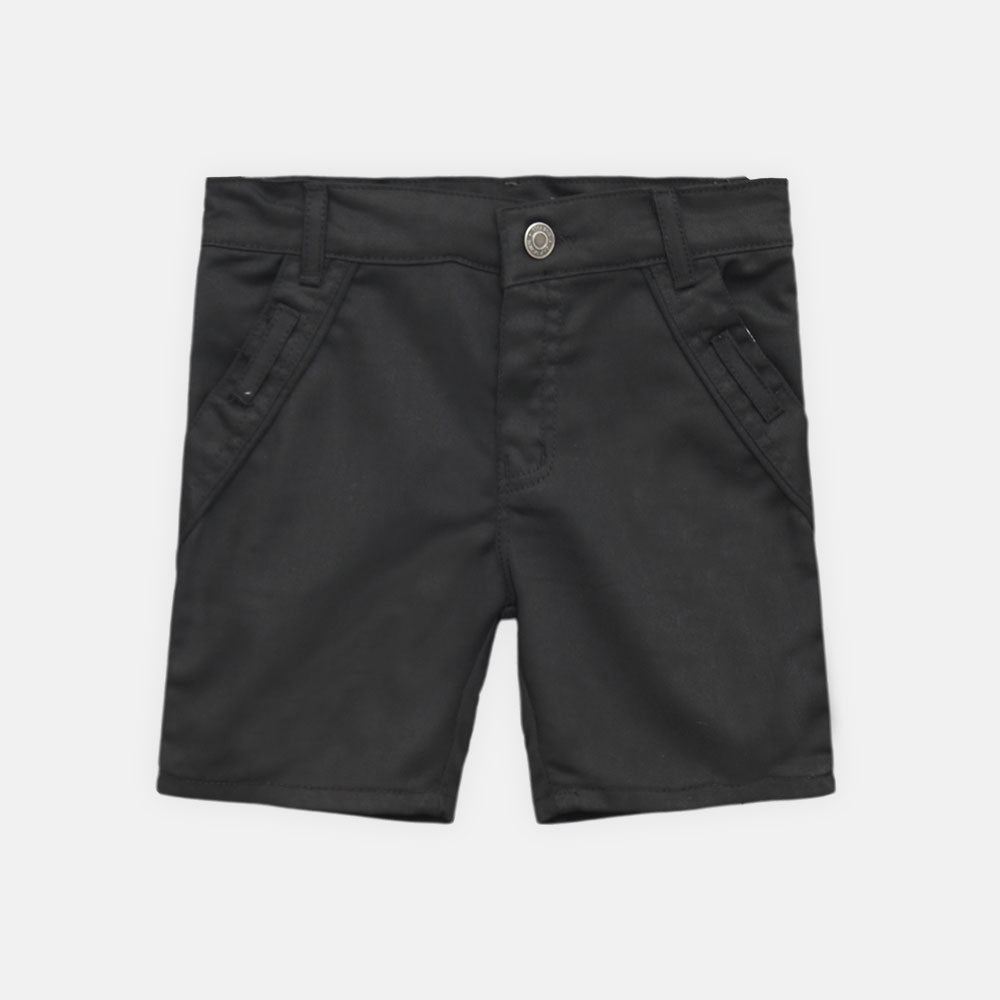 BOY SHORT BLACK DENIM