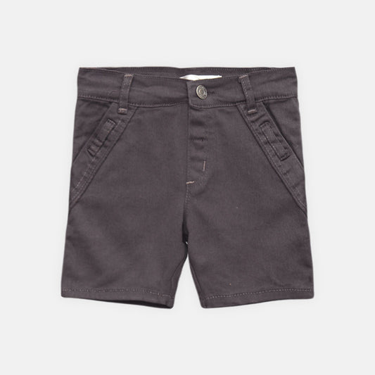 BOY SHORT GREY DENIM