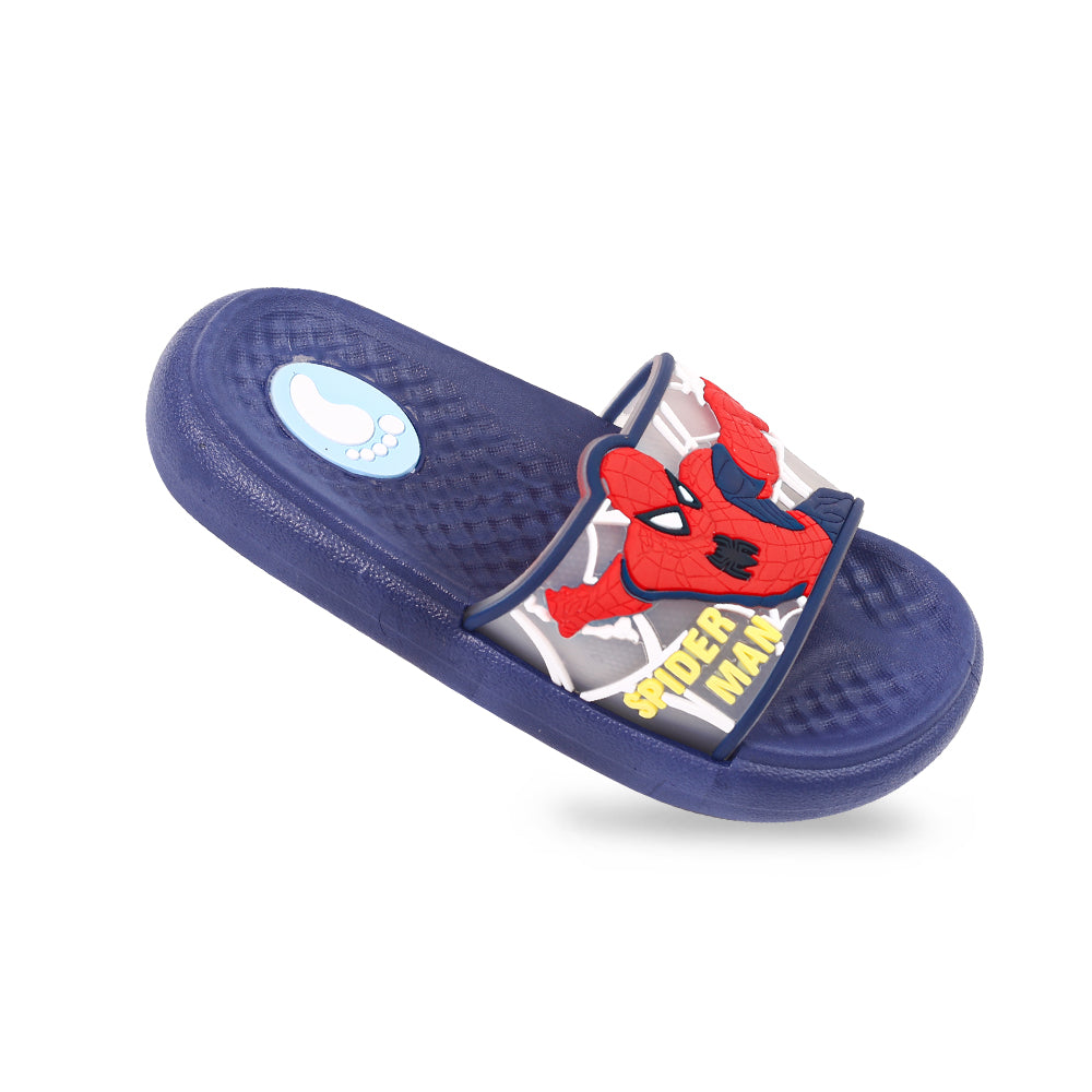 BOY SLIPPER NAVY SPIDERMAN