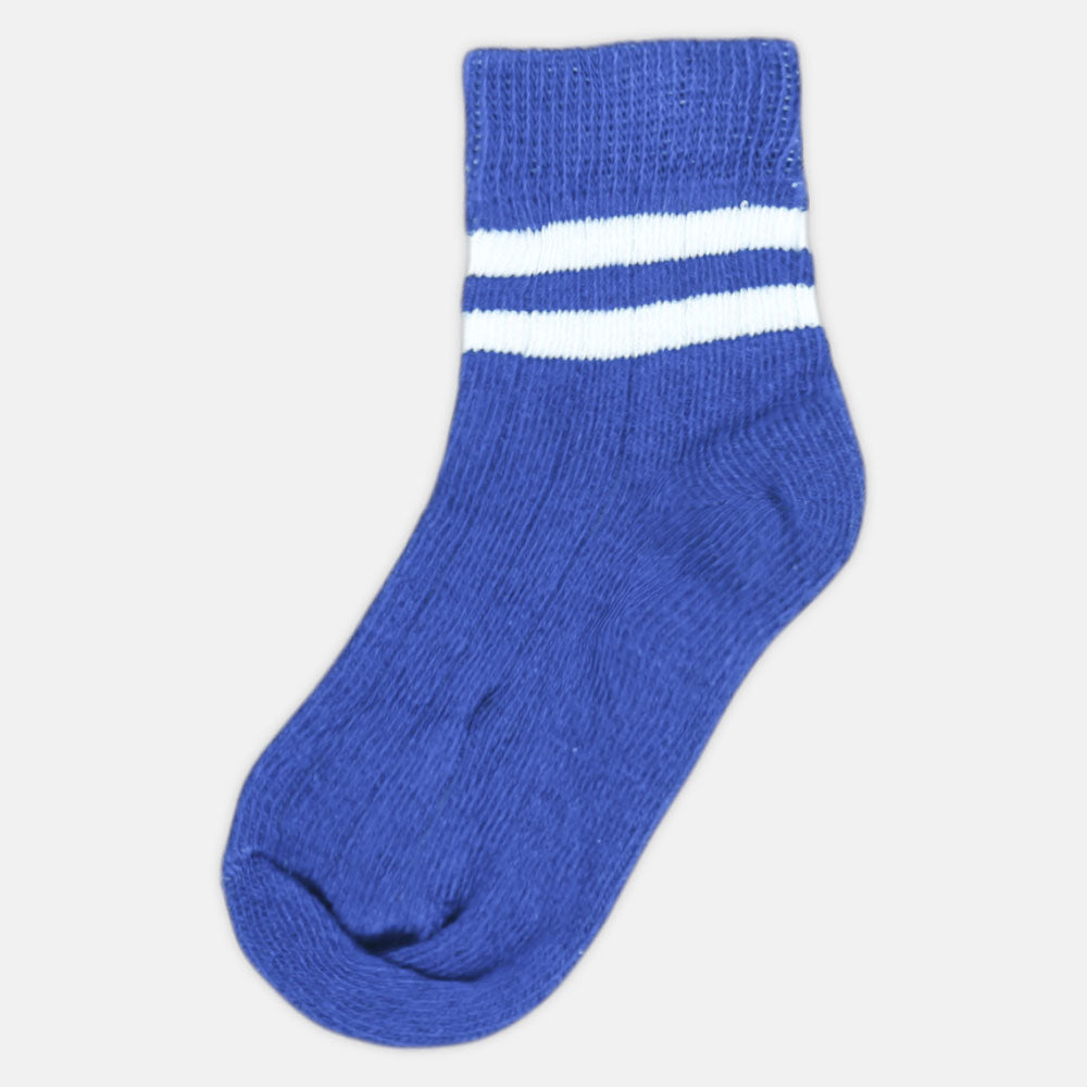 BOY SOCKS PK-2 BLUE AND WHITE BEAR
