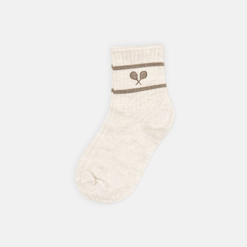 BOY SOCKS RACKET SPORT BEIGE