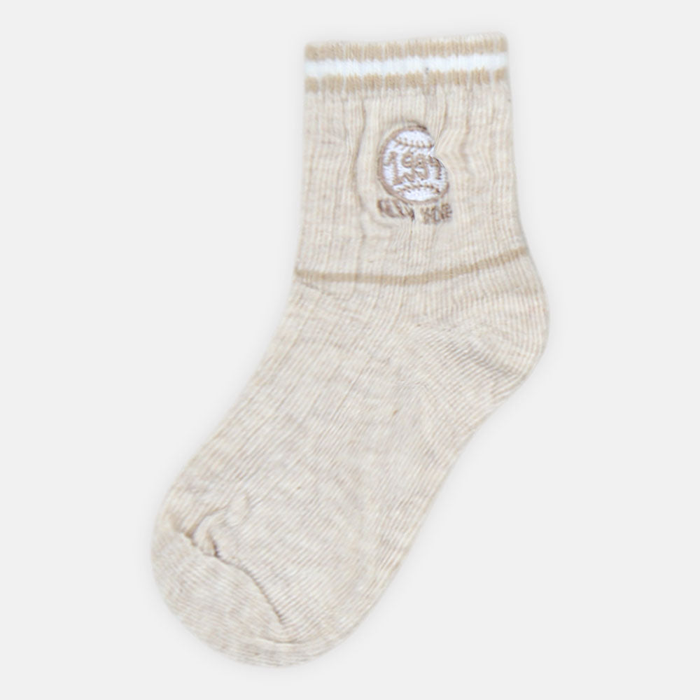 BOY SOCKS NEW YORK BEIGE