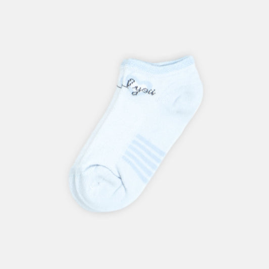 GIRL SOCKS LOVE YOU STRIPE ANKLE