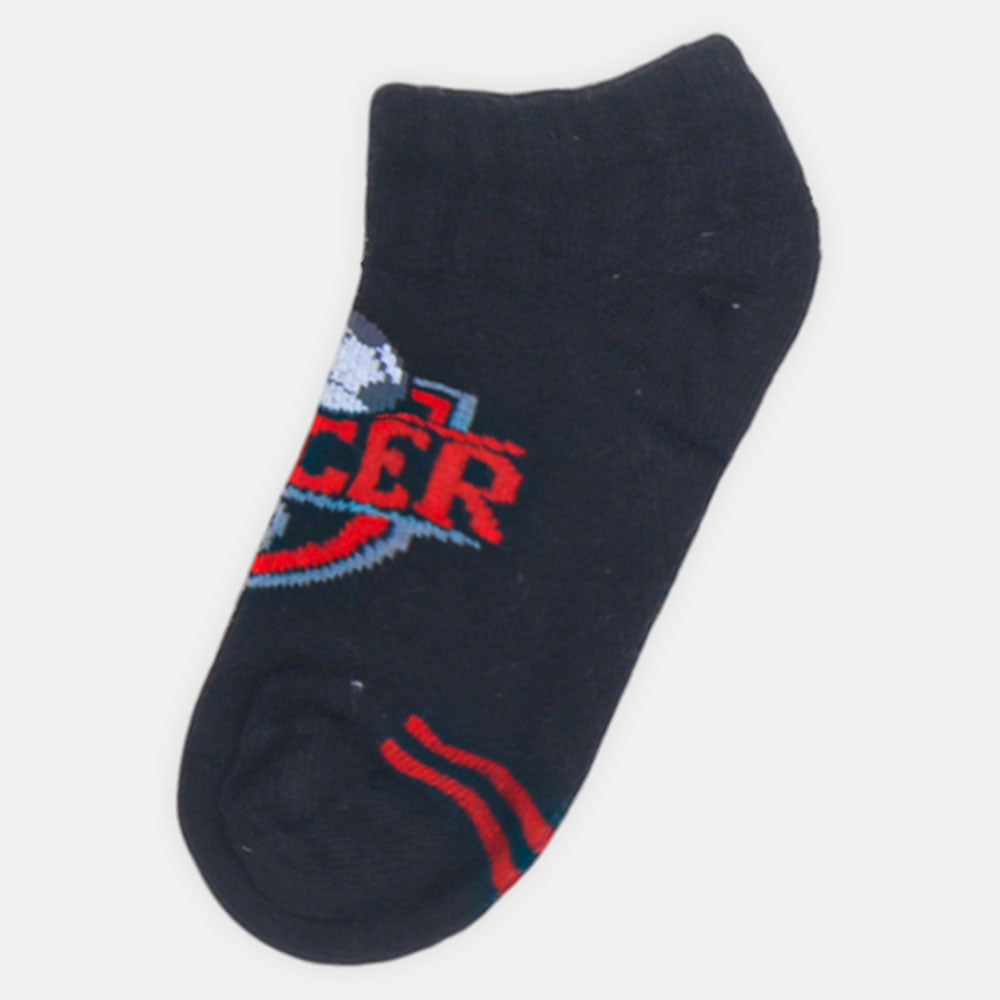 BOY SOCKS SOCCER BLACK