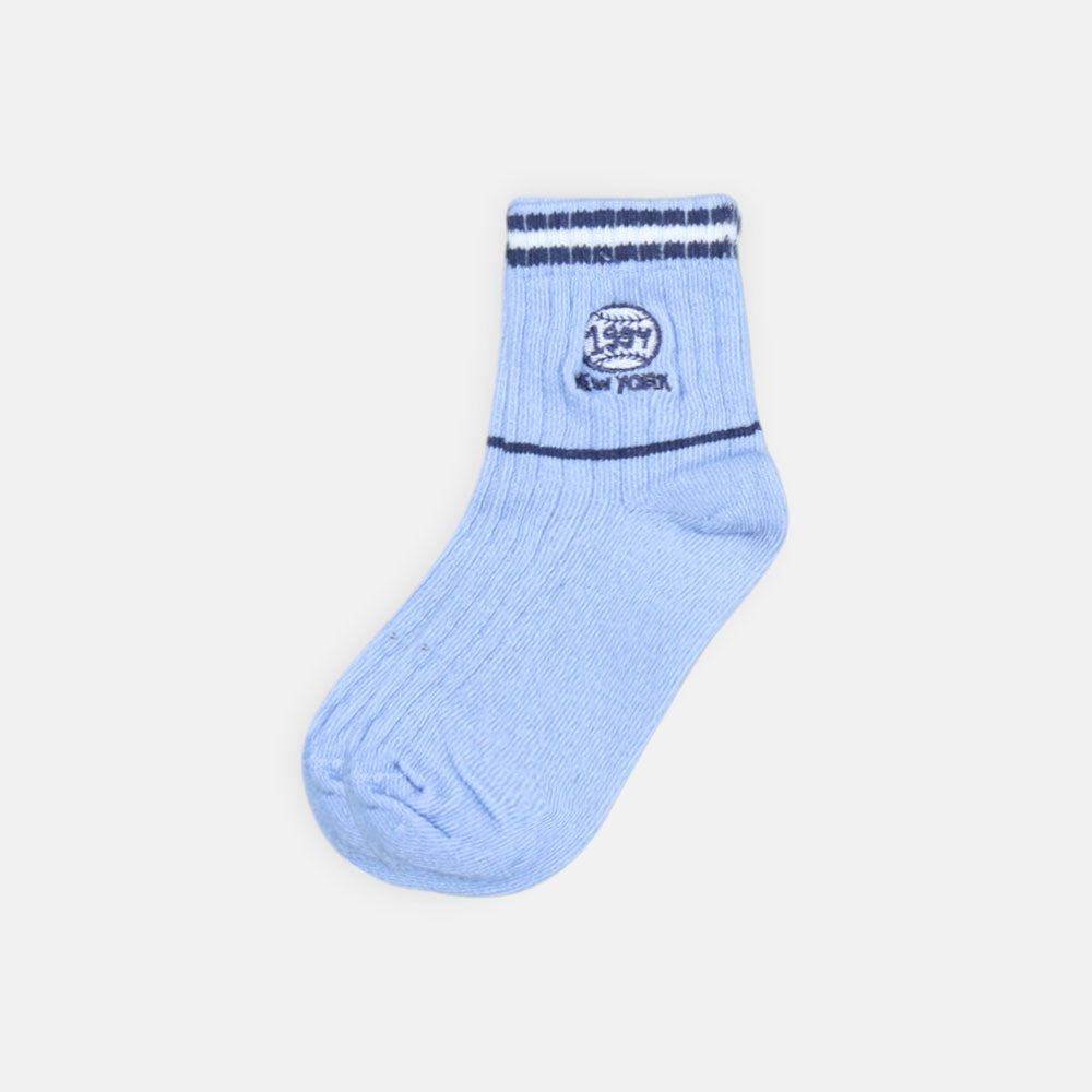 BOY SOCKS NEW YORK BLUE