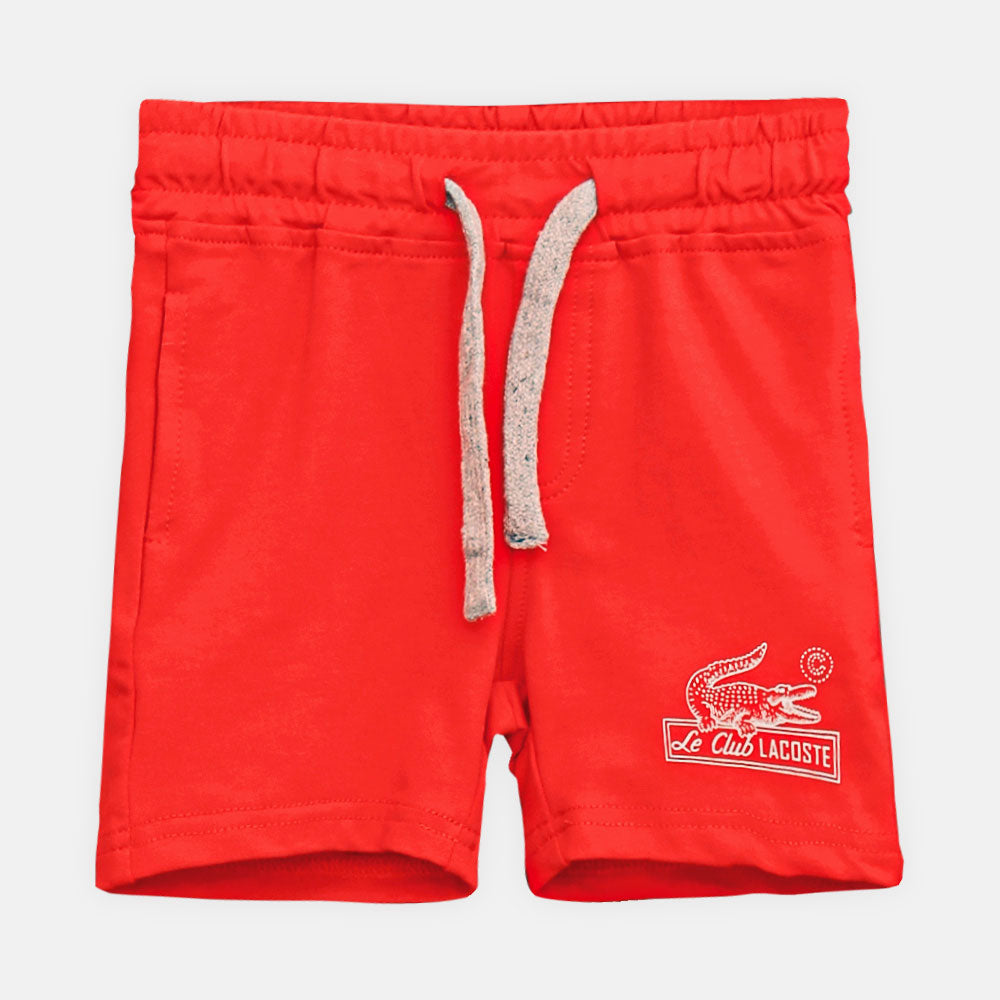 BOY SUIT RED LE CLUB LACOSTE