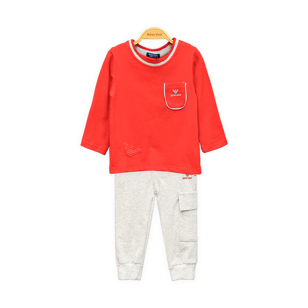 BOY SUIT RED