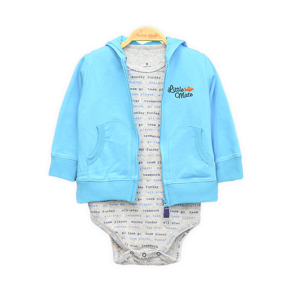 BOY SUIT BLUE AND GREY