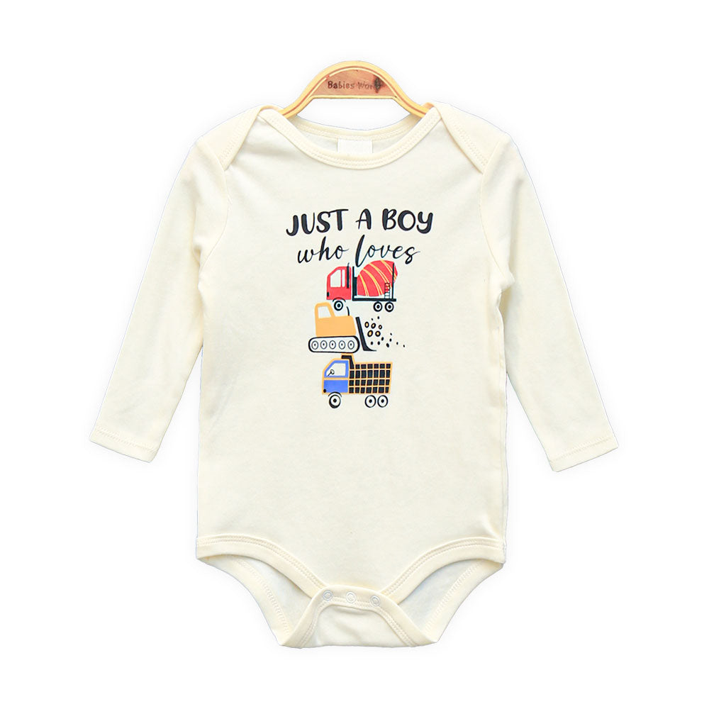BOY SUIT WHITE/RED