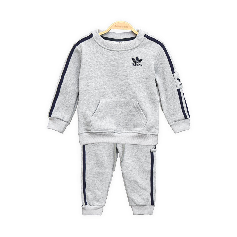 BOY SUIT GREY ADIDAS