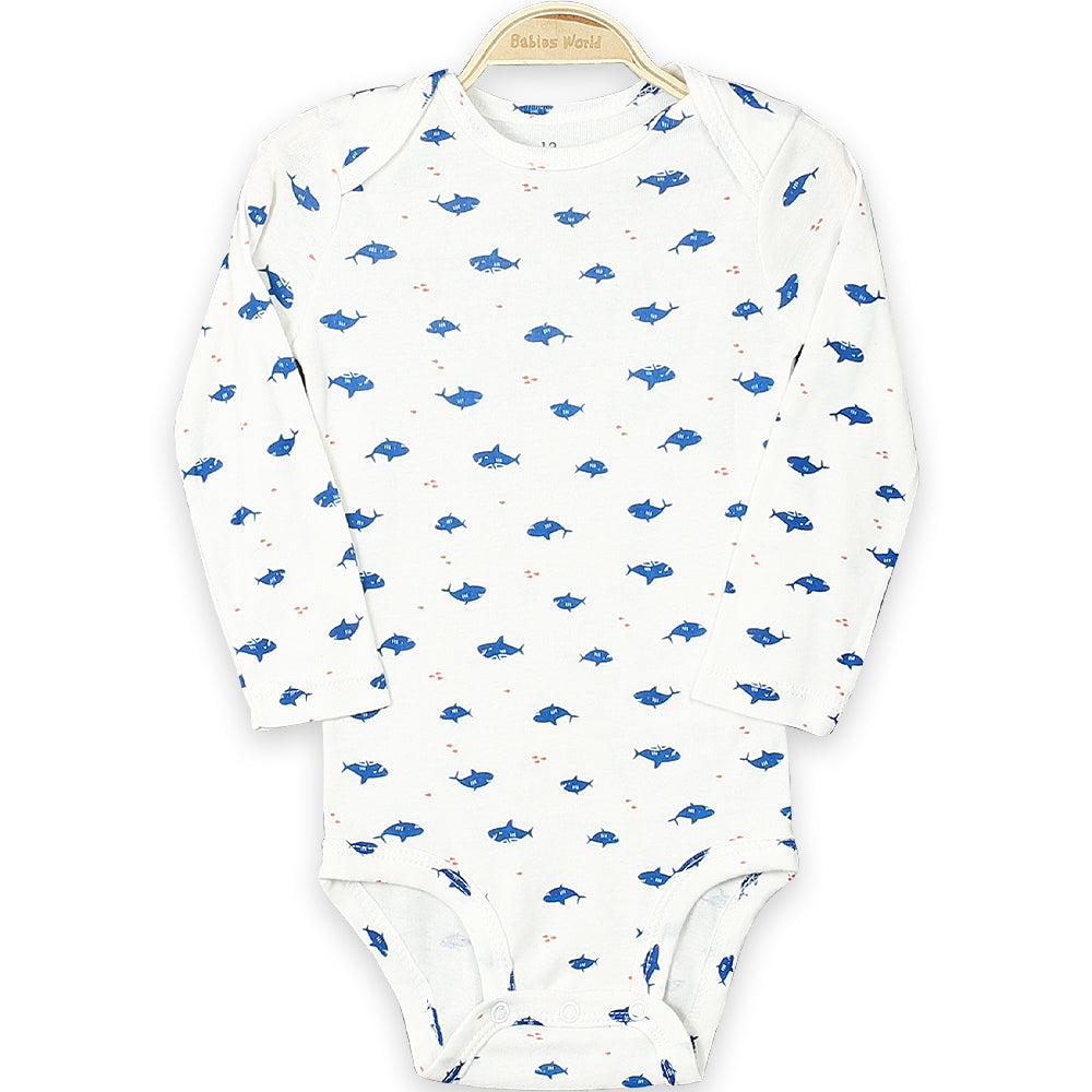 BOY SUIT BLUE SHARK