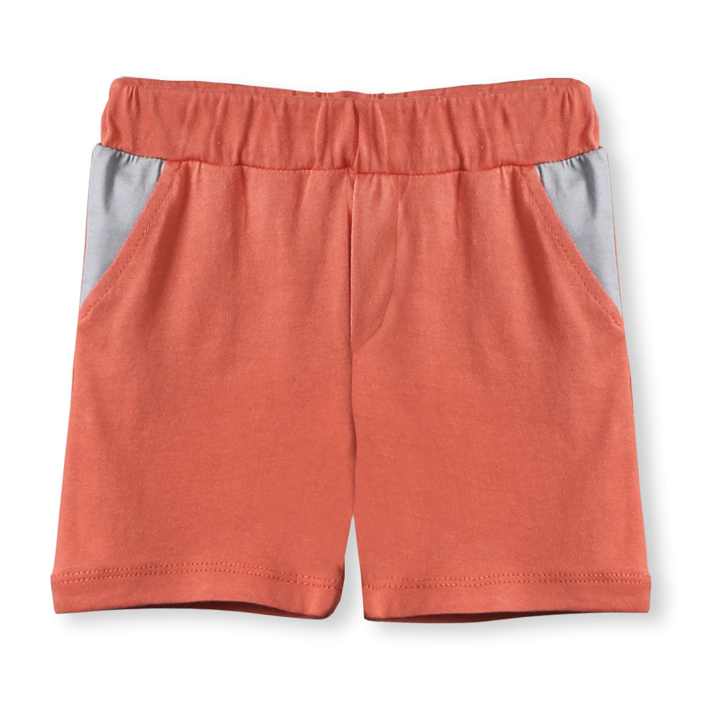 BOY SUIT ORANGE DINO ROAR