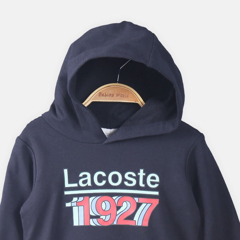 BOY T-SHIRT BLUE HOOD